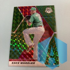 2021 Panini Mosaic Green Prizm Zack Wheeler #50 Philadelphia Phillies